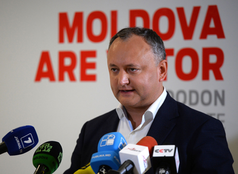 Igor Dodon, ganador de las elecciones presidenciales en Moldavia. Daniel Mihailescu/AFP/Getty Images